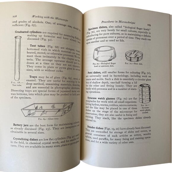 Working With The Microscope By Julian D. Corrington HC McGraw Hill 1941 - Picture 5 of 9